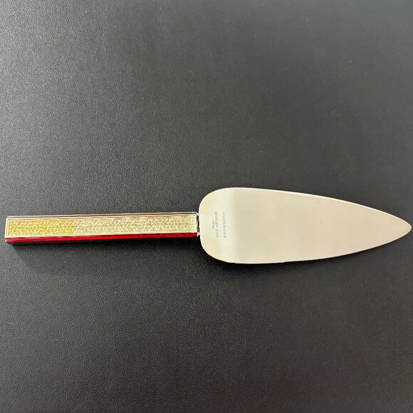 Gorham "Razzle Dazzle" Clear Dessert Set (Cake Knife & Server) Stainless Steel - Picture 9 of 10